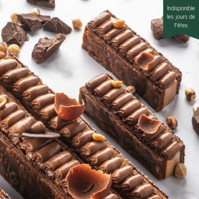 Millefeuille Choco-noisette.