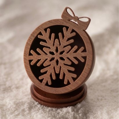 Boule de Noël - Flocon gourmand