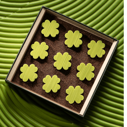 Coffret de Chocolat - Trèfles Chanceux