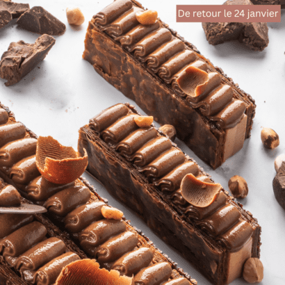 Millefeuille Choco-noisette.