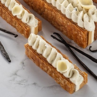 Millefeuille Vanille Caramel.