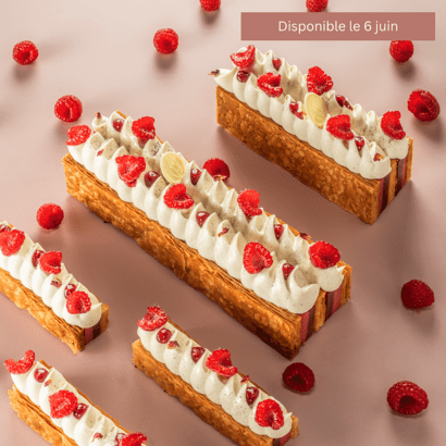 Millefeuille Framboise Vanille