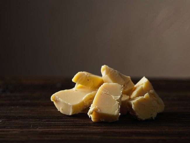 photo de beurre de cacao