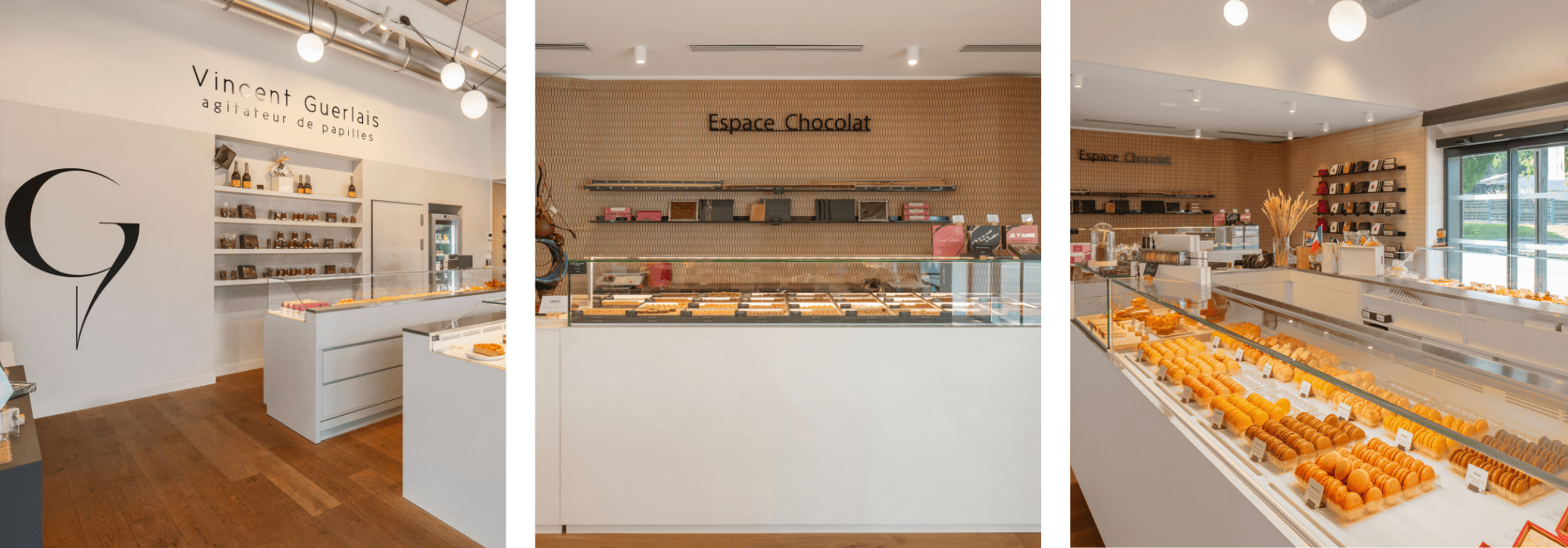 photo de plusieurs boutiques Vincent Guerlais