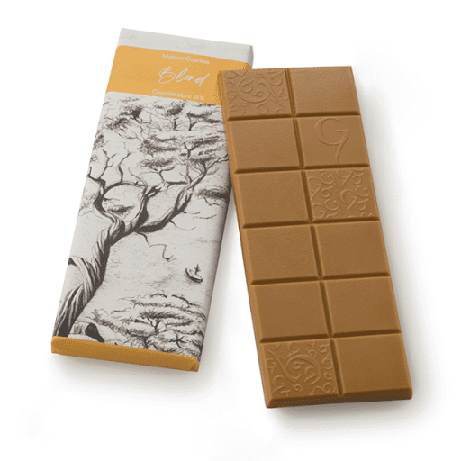 Photo de la tablette de chocolat blanc Guerlais