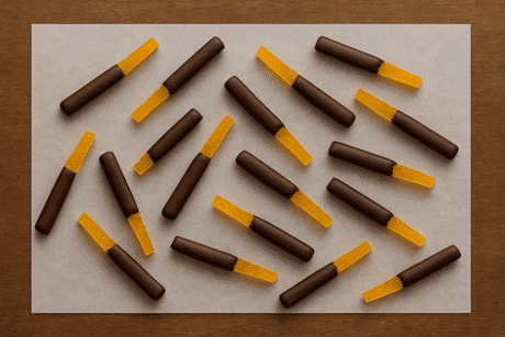 Image d’orangettes au chocolat : une confiserie au chocolat emblématique
