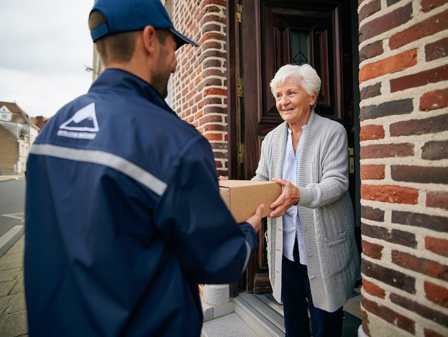photo d’une livraison de chocolat dans le Nord de la France