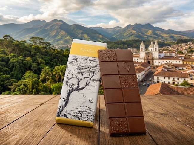 photo d’une tablette de chocolat origine Équateur