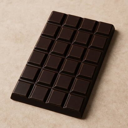 Image d’une tablette de chocolat noir pâtissier d’un poids de 200g